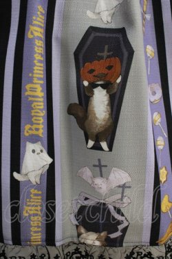 画像4: Royal Princess Alice / Halloween Cat・ねこ助コラボワンピース Free ブラック H-24-12-28-1001-LO-OP-NS-ZH