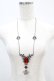 画像2: KILL STAR / ETERNAL GROVE NECKLACE  シルバー×レッド H-24-12-29-2046-SL-AC-KB-ZH (2)