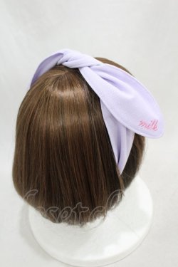 画像2: MILK / バニーイヤーヘアバンド  ラベンダー H-24-12-29-2058-ML-AC-KB-ZH