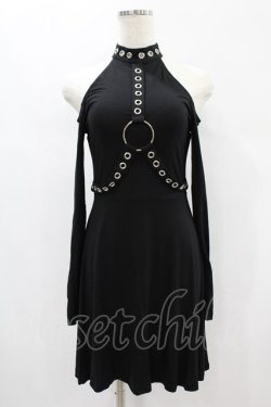 画像1: KILL STAR / HELTER LONG SLEEVE DRESS XS ブラック H-24-12-29-2027-SL-OP-KB-ZH