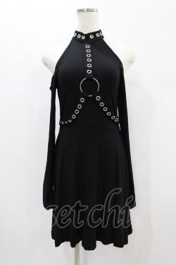 画像1: KILL STAR / HELTER LONG SLEEVE DRESS XS ブラック H-24-12-29-2028-SL-OP-KB-ZH