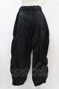 画像2: LAND by MILKBOY / NYLON LOOPY PANTS  ブラック H-25-01-02-043-MB-PA-KB-ZH