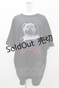 MILKBOY / CARNAGE BEAR TEE 2XL ブラック H-25-01-02-049-MB-TO-KB-ZT