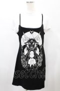 KILL STAR / NUNSENSE 2-PIECE DRESS L 白×黒 H-25-01-02-2013-SL-OP-KB-ZH