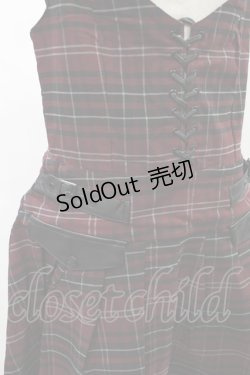 画像3: KILL STAR / DISTORTION PLEATED DRESS L BLOOD TARTAN H-25-01-02-2014-SL-OP-KB-ZH