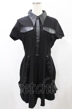 画像1: KILL STAR / MENACE COLLAR DRESS L ブラック H-25-01-02-2020-SL-OP-KB-ZH