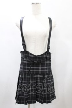 画像1: KILL STAR / SHADOWS SUSPENDER MINI SKIRT L ブラック H-25-01-02-2021-SL-SK-KB-ZH