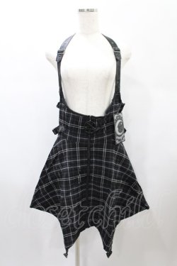 画像1: KILL STAR / DAZED&CONFUSED SUSPENDER SKIRT L ブラック H-25-01-02-2022-SL-SK-KB-ZH