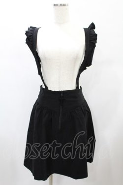 画像1: KILL STAR / YUNA SUSPENDER SKIRT XS ブラック H-25-01-02-2024-SL-SK-KB-ZH