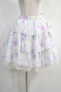 Angelic Pretty / Fluffy Puff Bunnyスカート Free オフ H-25-01-03-024-AP-SK-NS-ZH