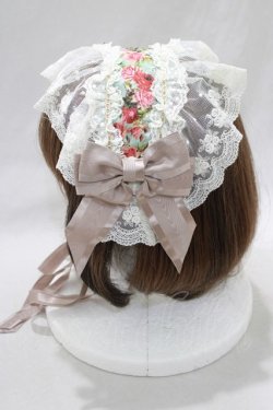 画像2: BABY,THE STARS SHINE BRIGHT / Lady Victorian Rose Jewelry 想いは薔薇の花びらの上に 柄ヘッドドレス  ミント H-25-01-04-044-BA-AC-NS-ZH