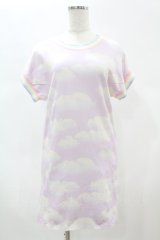 Candy Stripper / COTTON CANDY SKY TEE ONE-PIECE  LAVENDER H-25-01-06-032-PU-OP-KB-ZH