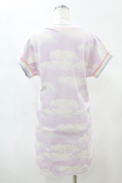 画像2: Candy Stripper / COTTON CANDY SKY TEE ONE-PIECE  LAVENDER H-25-01-06-032-PU-OP-KB-ZH