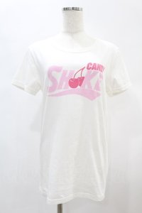 Candy Stripper / CANDY SHAKE TEE 2 OFF WHITE H-25-01-06-039-PU-TO-KB-ZH