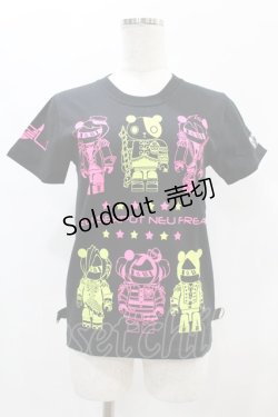 画像1: SEX POT ReVeNGe / ν[NEU]×SEX POTコラボレーションTシャツ  黒 H-25-01-06-040-SP-TO-KB-ZH