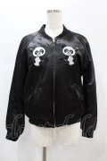 Candy Stripper / ANARCHY PEPE SOUVENIR JACKET S 黒 H-25-01-06-044-PU-JA-KB-ZH