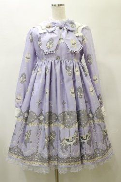 画像1: Angelic Pretty / Dream Cat Go Roundワンピース Free ラベンダー H-25-01-07-065-AP-OP-NS-ZH