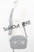 Ank Rouge / ロゴプリントショルダーBag  ブラック H-25-01-07-1034-CA-BG-NS-ZH