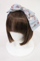 Royal Princess Alice / Wrapping Ribbon Cat・ねこ助コラボ リボンカチューシャ  ブルー H-25-01-07-1042-LO-AC-NS-ZH