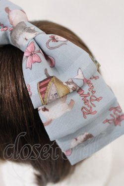 画像2: Royal Princess Alice / Wrapping Ribbon Cat・ねこ助コラボ リボンカチューシャ  ブルー H-25-01-07-1042-LO-AC-NS-ZH