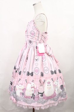 画像2: Angelic Pretty / Princess Puppyジャンパースカート Free ピンク H-25-01-07-1004-AP-OP-NS-ZH