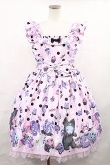 Angelic Pretty / Happy Treat Partyジャンパースカート Free ピンク H-25-01-07-1005-AP-OP-NS-ZH