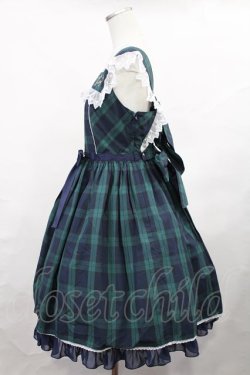 画像2: Angelic Pretty / Campusジャンパースカート Free グリーン H-25-01-07-1008-AP-OP-NS-ZH