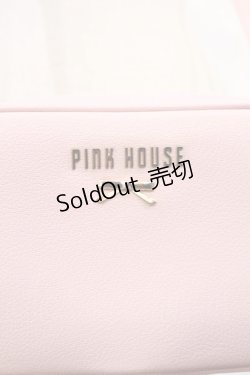 画像3: PINK HOUSE / ロゴプレート付ポシェット  ピンク H-25-01-07-1032-LO-BG-NS-ZH