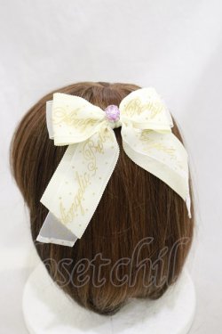 画像1: Angelic Pretty / Jewelry RibbonクリップSet  アイボリー H-25-01-08-087-AP-AC-NS-ZH