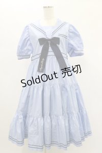 Angelic Pretty / Dolly Sailorワンピース Free サックス H-25-01-08-009-AP-OP-NS-ZH