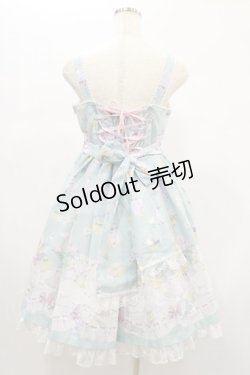 画像2: Angelic Pretty / うさぎのPicnic Partyジャンパースカート Free サックス H-25-01-08-017-AP-OP-NS-ZH