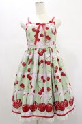 Angelic Pretty / Charming Cherryジャンパースカート Free  H-25-01-08-018-AP-OP-NS-ZH