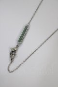 NieR Clothing / PLATE NECKLACE  シルバー H-25-01-09-047-PU-AC-KB-ZH