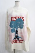 MILKBOY / JESUS CHRIST L.S Tee  ナチュラル H-25-01-10-045-MB-TO-KB-ZH