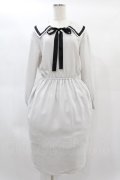 MILK / Sailor dress  ペールグレー H-25-01-10-1028-ML-OP-KB-ZH