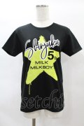 MILKBOY / 新宿5th限定TEE S ブラック H-25-01-10-1048-MB-TO-KB-ZT0113H