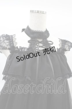 画像4: majoh / LACE UP BABY DOLL DRESS  ブラック H-25-01-10-1017-0-OP-KB-ZH