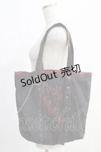 h.ANARCHY / チェーン付トートBAG  黒 H-25-01-10-054-HN-BG-KB-ZH