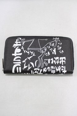 画像2: NieR Clothing / NIER PU LEATHER WALLET【激ツラ】  黒 H-25-01-10-077-PU-ZA-KB-ZH