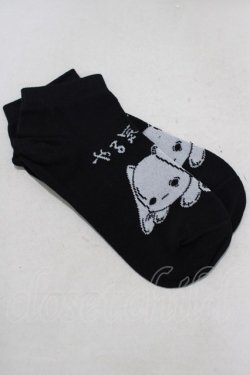 画像1: NieR Clothing / 靴下  黒 H-25-01-10-086-PU-ZA-KB-ZH