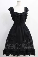 Vallee lys / Enchanting Maiden Apron  ブラック H-25-01-10-002-GO-OP-KB-ZH