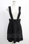 Katie / CAFE CHIC jumper skirt  ブラック H-25-01-13-030-LO-SK-KB-ZH