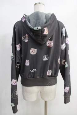 画像3: LAND by MILKBOY / CAT BUNCH HOODIES  ブラック H-25-01-13-060-MB-TO-KB-ZH