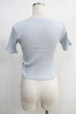 画像3: Katie / UNDER PRETTIES short sleeve cardigan  BABY BLUE H-25-01-13-072-LO-TO-KB-ZH