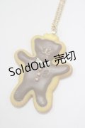 Q-pot. / Bear Sugar Cookie Necklace   H-25-01-15-061-QP-AC-KB-ZH