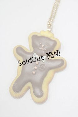 画像1: Q-pot. / Bear Sugar Cookie Necklace   H-25-01-15-061-QP-AC-KB-ZH