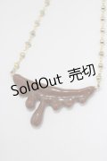 Q-pot. / Bitter Chocolate Melt Necklace   H-25-01-15-064-QP-AC-KB-ZH