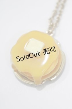 画像1: Q-pot. / Maple Syrup Pancake Necklace   H-25-01-15-066-QP-AC-KB-ZH