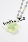 Q-pot. / Mint tea Pot Necklace   H-25-01-15-077-QP-AC-KB-ZH