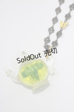 画像1: Q-pot. / Mint tea Pot Necklace   H-25-01-15-077-QP-AC-KB-ZH